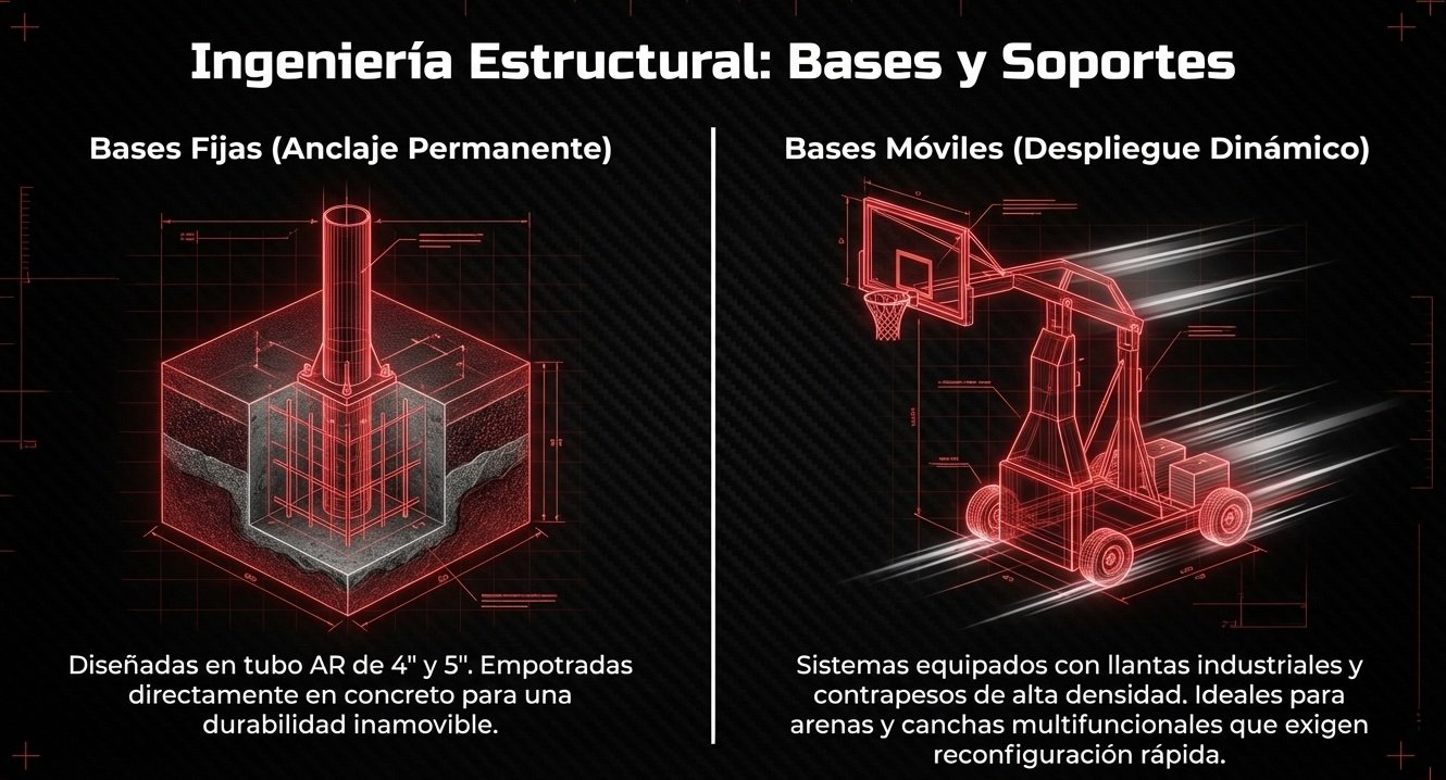 Ingeniería ESTRUCTURAL: Cimentación robusta y anclajes certificados para seguridad total.